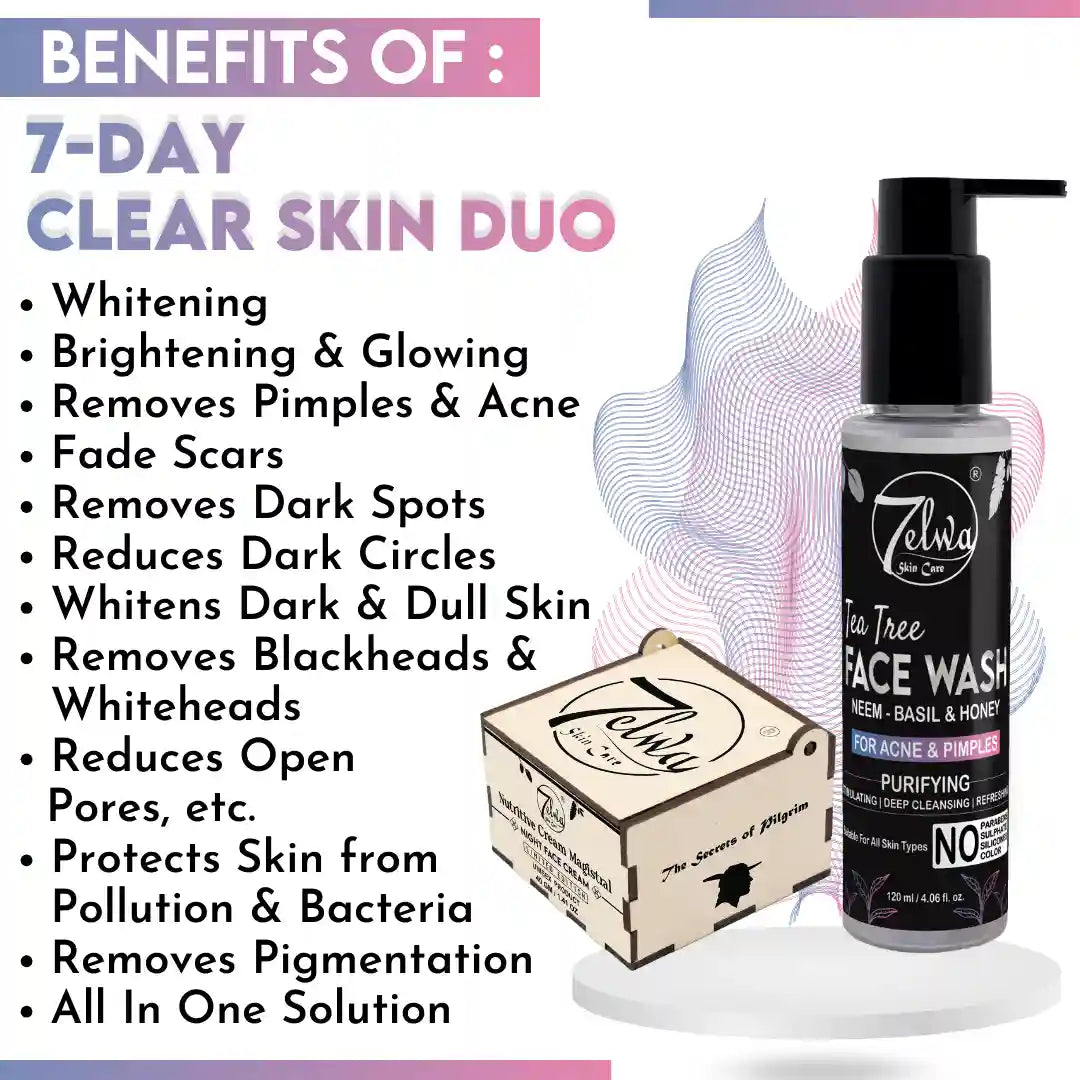 7-DAY CLEAR SKIN DUO - Nutritive Cream Magistral + Tea Tree Facewash