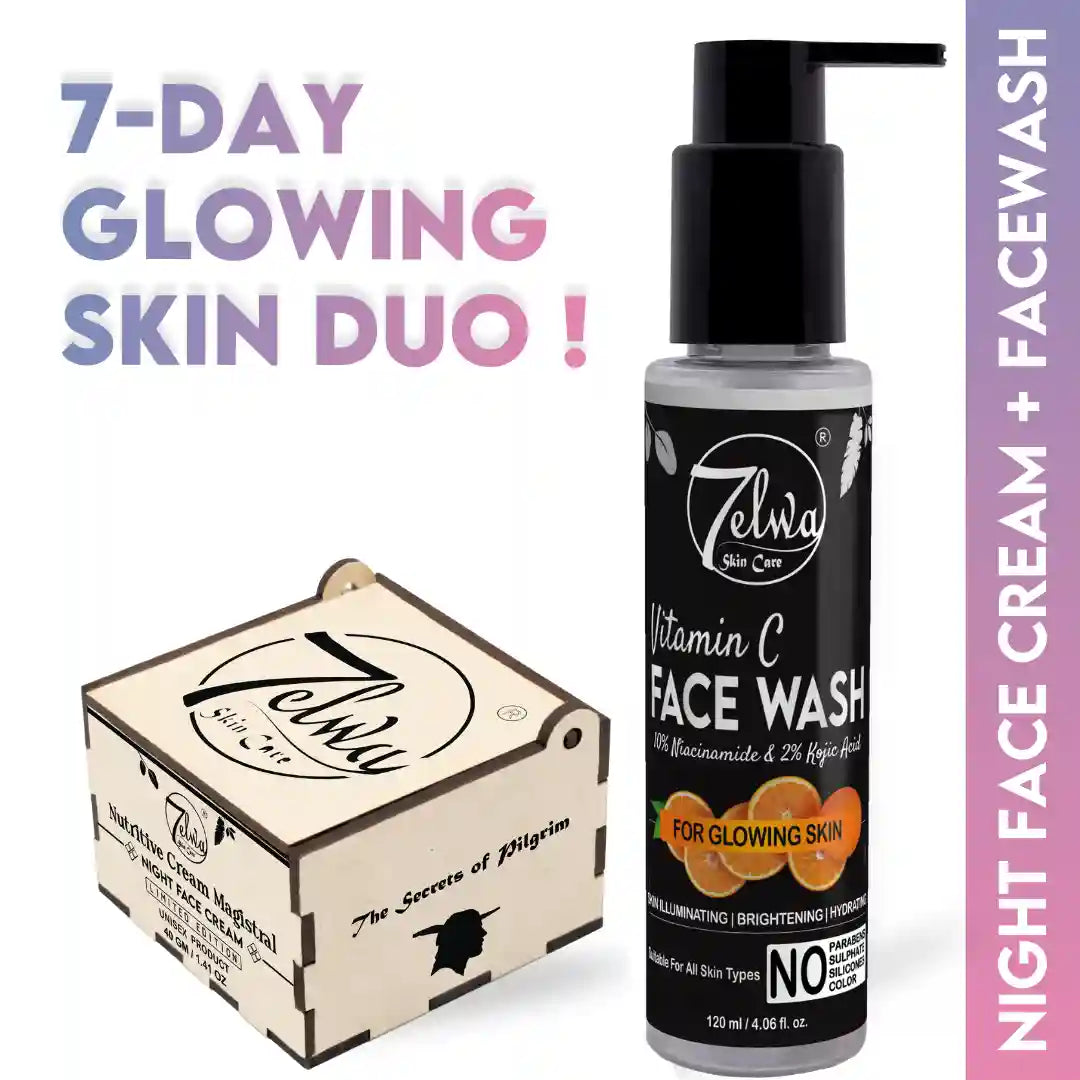 7-DAY GLOWING SKIN DUO - Nutritive Cream Magistral + Vitamin C Facewash