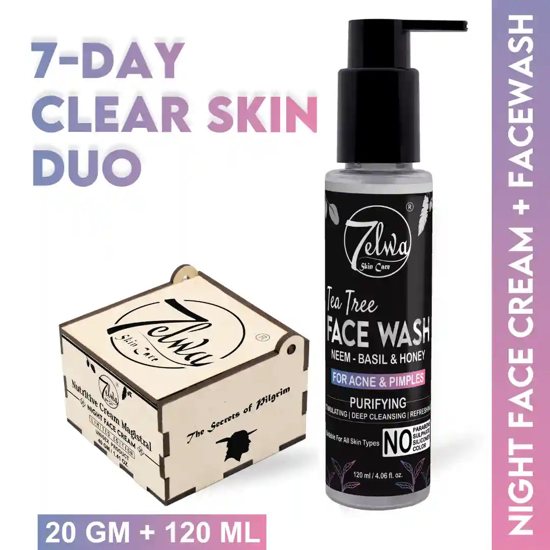 7-DAY CLEAR SKIN DUO - Nutritive Cream Magistral + Tea Tree Facewash