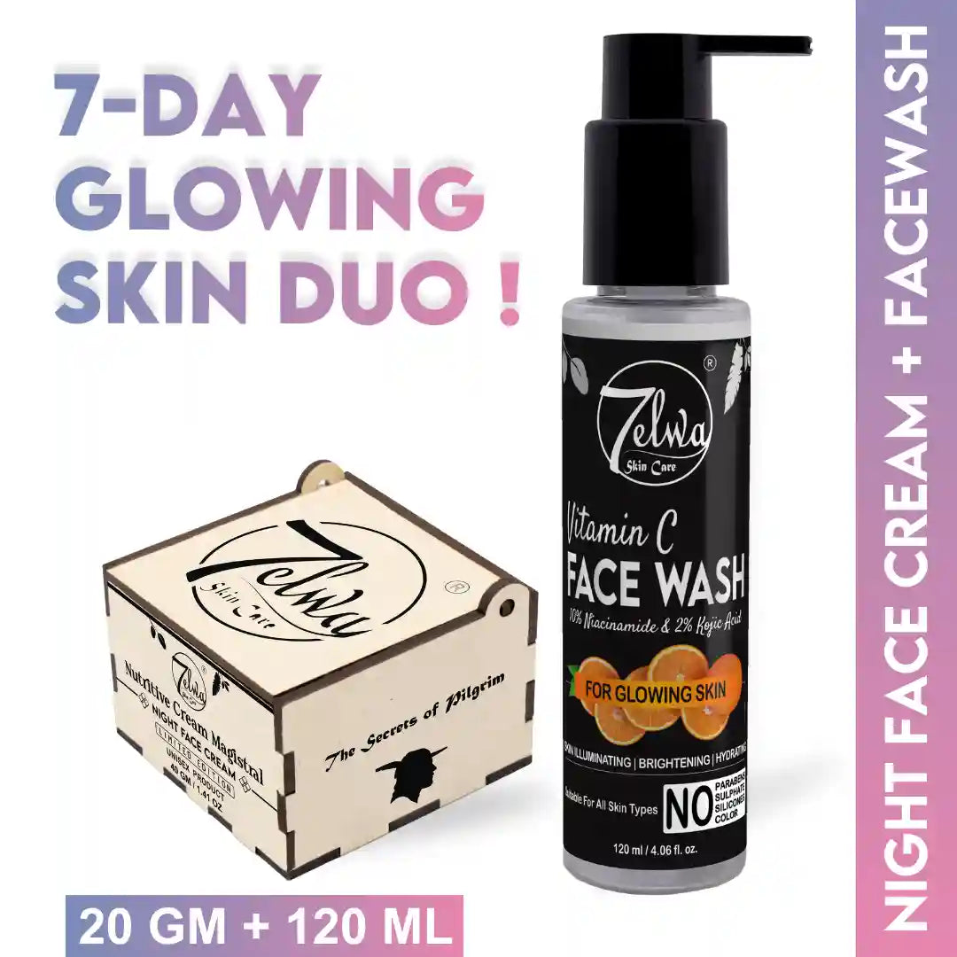 7-DAY GLOWING SKIN DUO - Nutritive Cream Magistral + Vitamin C Facewash