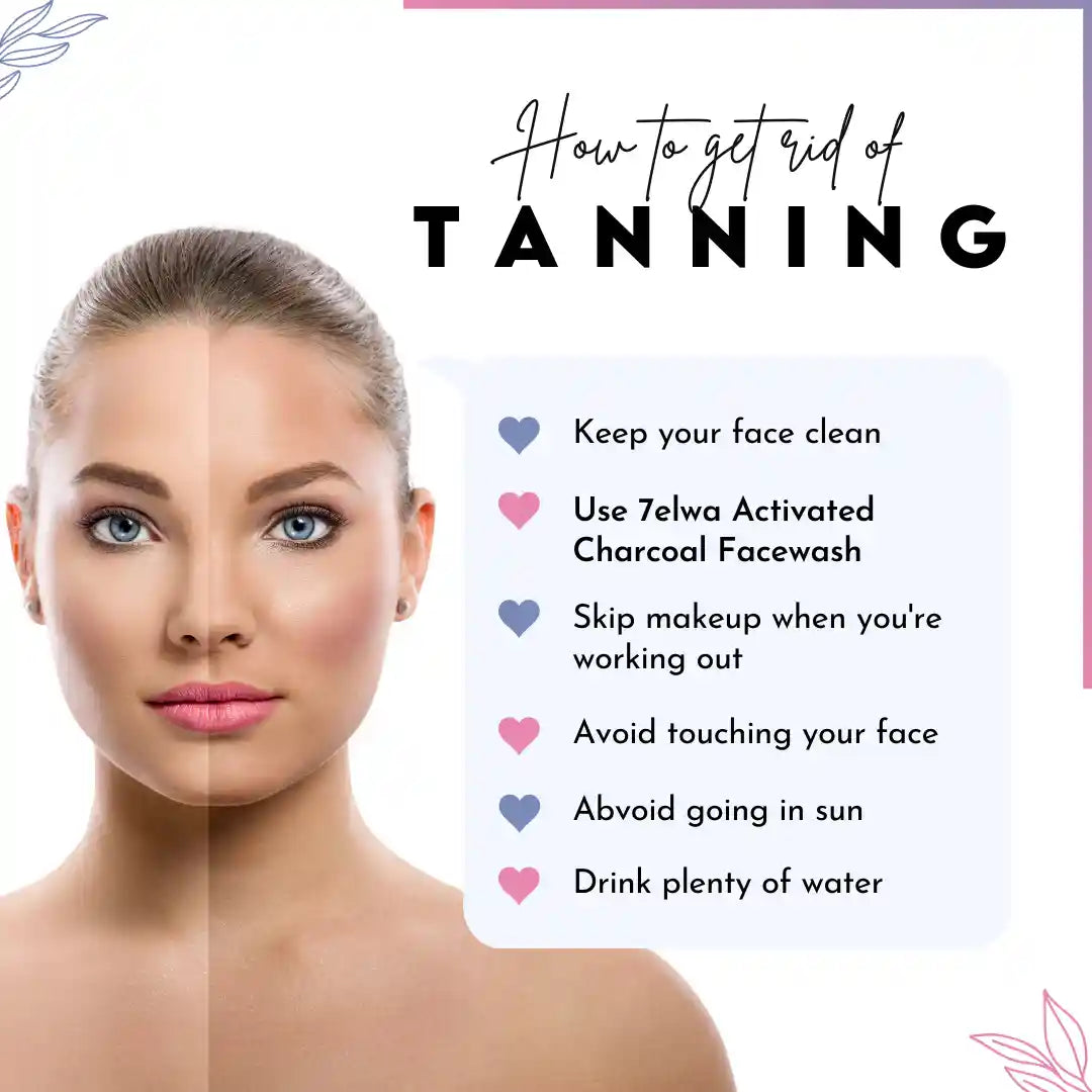 7elwa Activated Charcoal Facewash | with Licorice & Menthol | 2% Salicylic Acid | Skin De-Tanning | Excess Oil Control | 120 ml