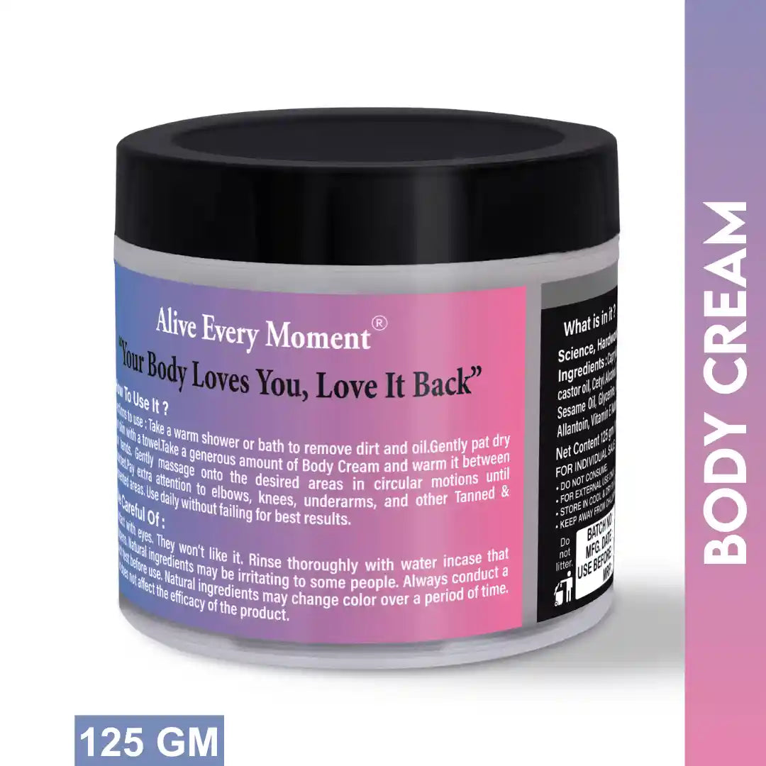 7elwa Body Cream | Multi Actions with Intense Care | For Body Skin Whitening | 125 GM