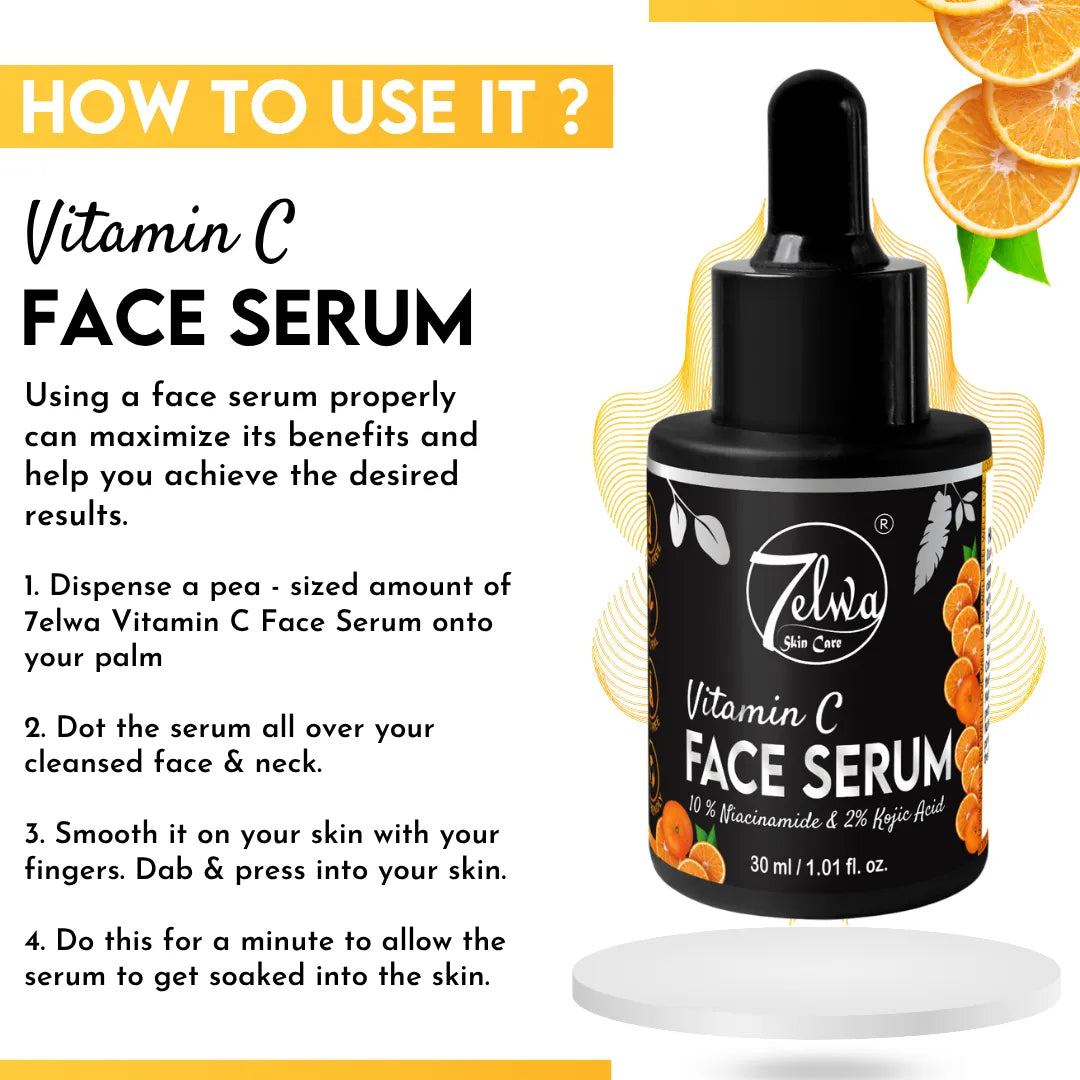 Vitamin C Face Serum | 10 % Niacinamide & 2 % Kojic Acid | Skin Illuminating | 30 ml
