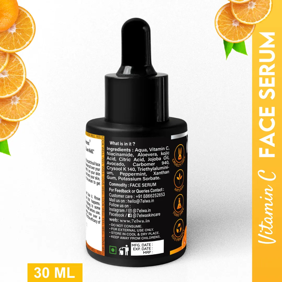 Vitamin C Face Serum | 10 % Niacinamide & 2 % Kojic Acid | Skin Illuminating | 30 ml