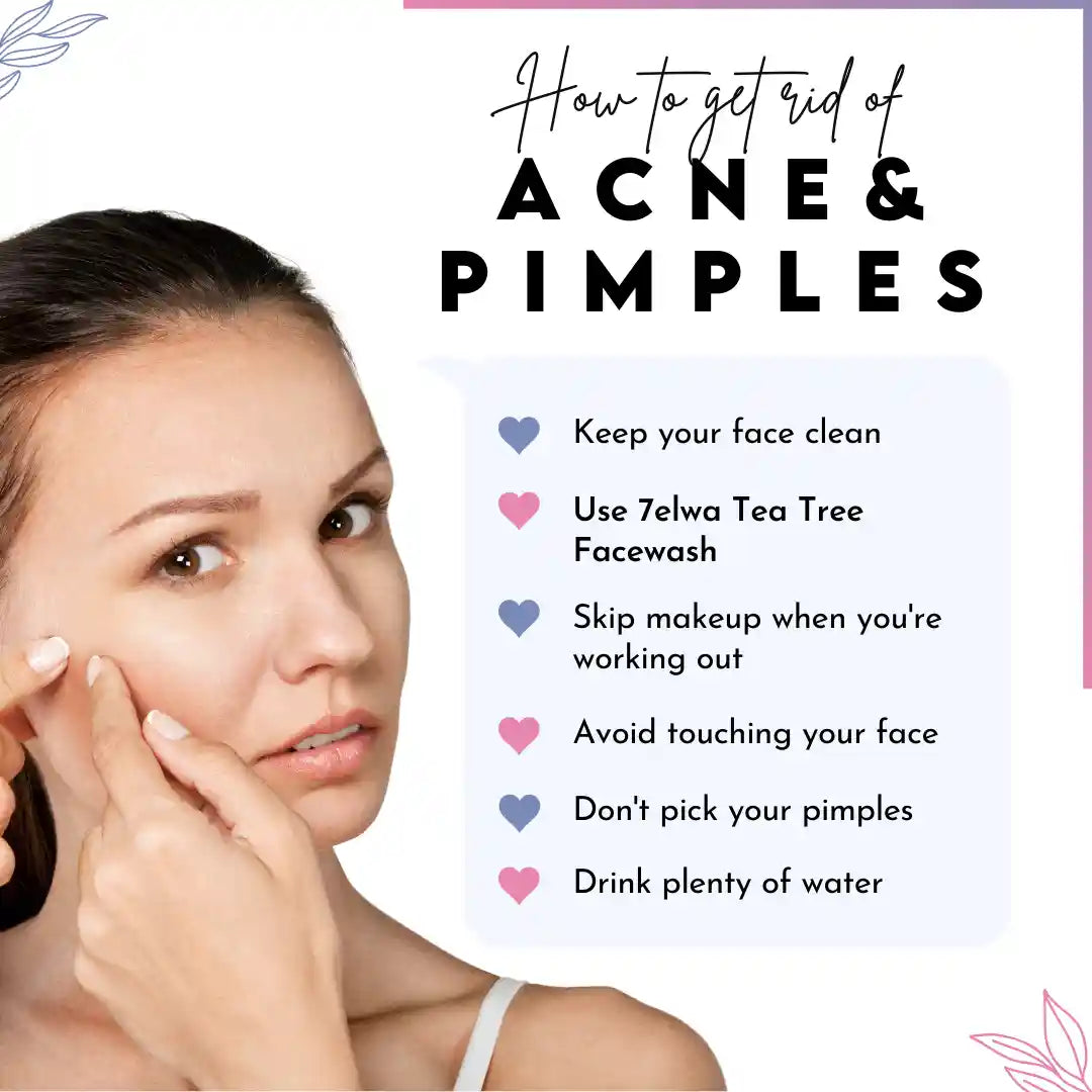 "7elwa Tea Tree Facewash product image – natural acne and blemish control"